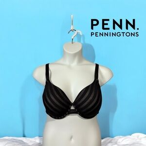 Penningtons, Plus Size Underwire Bra, 40DDD, Black 🫦